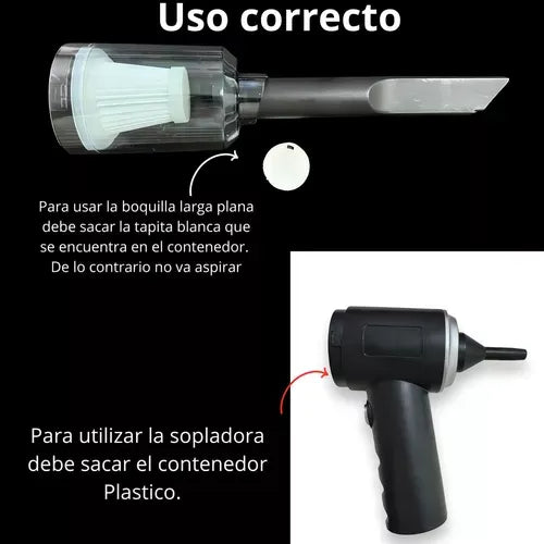 ‼️OFERTA EXCLUSIVA‼️NOVEDOSA MINI ASPIRADORA PORTATIL 3 En 1