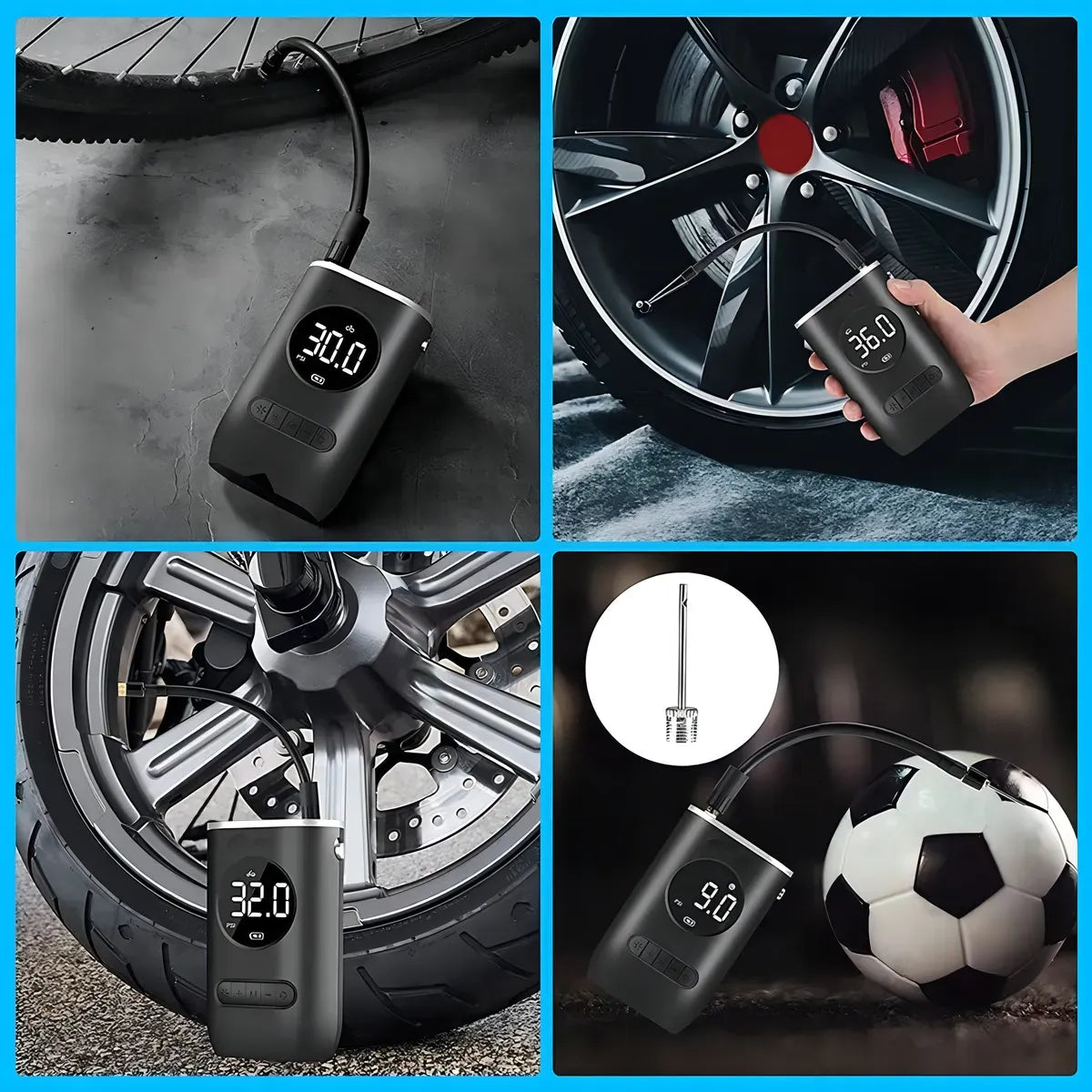 ‼️OFERTA EXCLUSIVA‼️NOVEDOSO INFLADOR - COMPRESOR PORTATIL