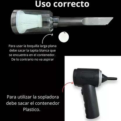 ‼️OFERTA EXCLUSIVA‼️NOVEDOSA MINI ASPIRADORA PORTATIL  3 En 1