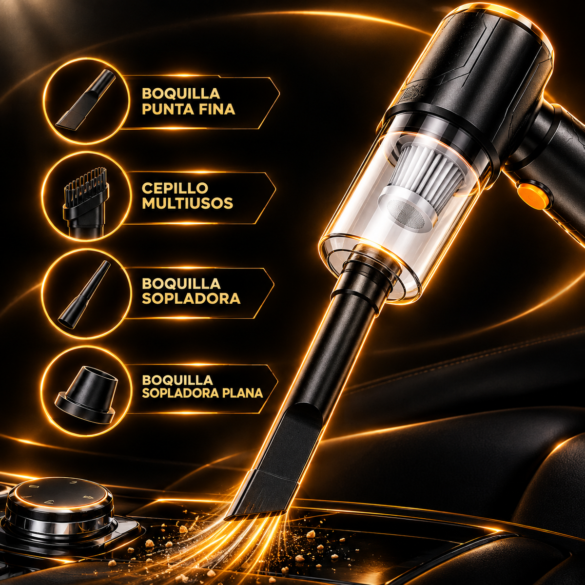 ‼️OFERTA EXCLUSIVA‼️NOVEDOSA MINI ASPIRADORA PORTATIL  4 En 1