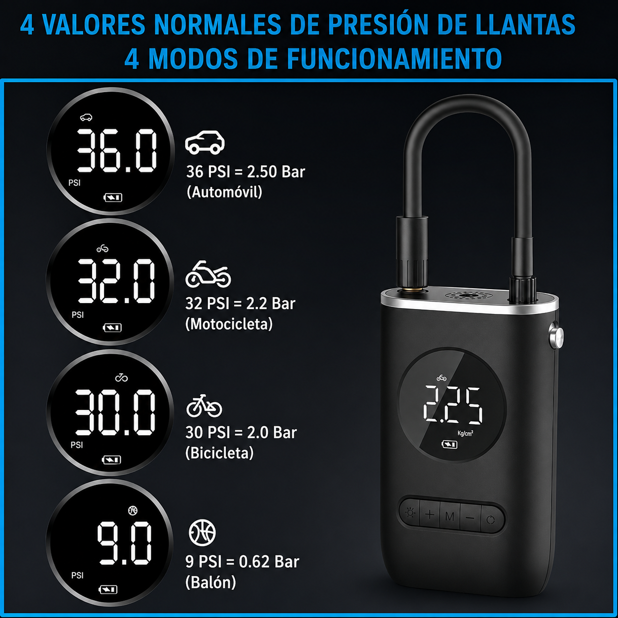 ‼️OFERTA EXCLUSIVA‼️NOVEDOSO INFLADOR - COMPRESOR PORTATIL