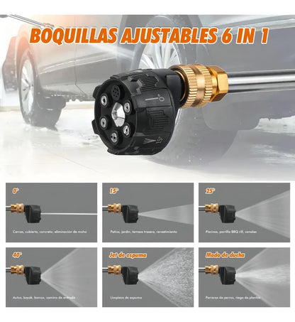 ‼️OFERTA EXCLUSIVA‼️NOVEDOSA HIDROLAVADORA 6 BOQUILLAS