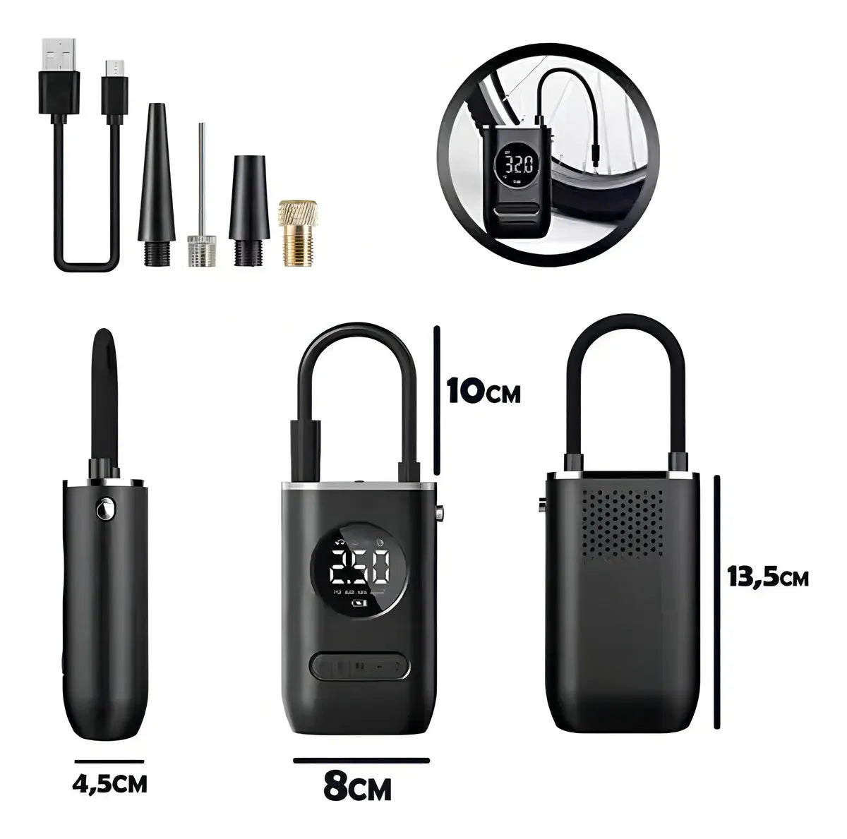 ‼️OFERTA EXCLUSIVA‼️NOVEDOSO INFLADOR - COMPRESOR PORTATIL
